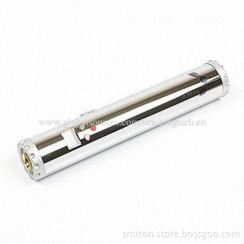 Lavatubes with Variable Voltage from 3-6V, Stainless Steel/Black Color